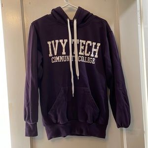 College sweatshirt